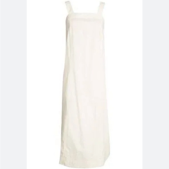 NWT Madewell Linen-Cotton Princess-Seamed Midi Dress in Lighthouse Size XXL - Picture 4 of 11